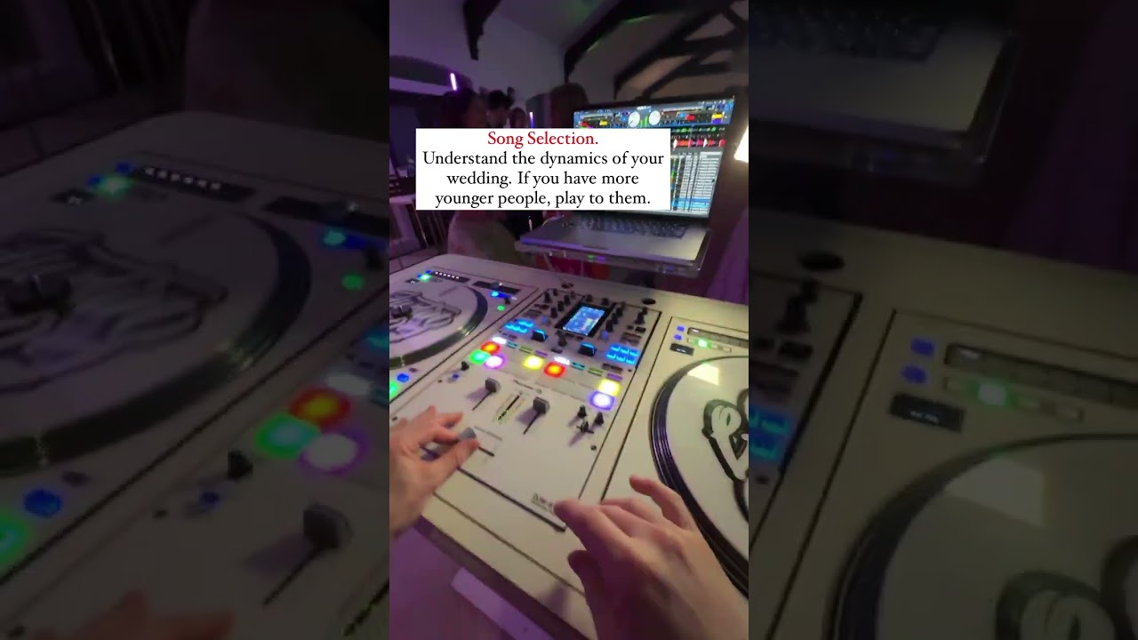 HOW TO DJ A WEDDING:
