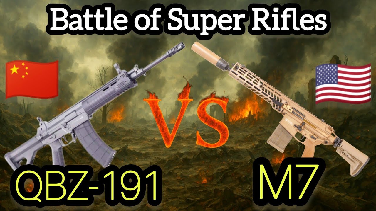 U.S. vs China Modern Rifle Showdown - M7 vs QBZ-191