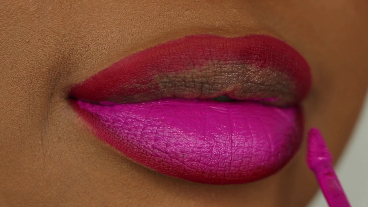 The Lip Bar's Straight Face Lip Liner + Prom Queen Liquid Matte Lipstick