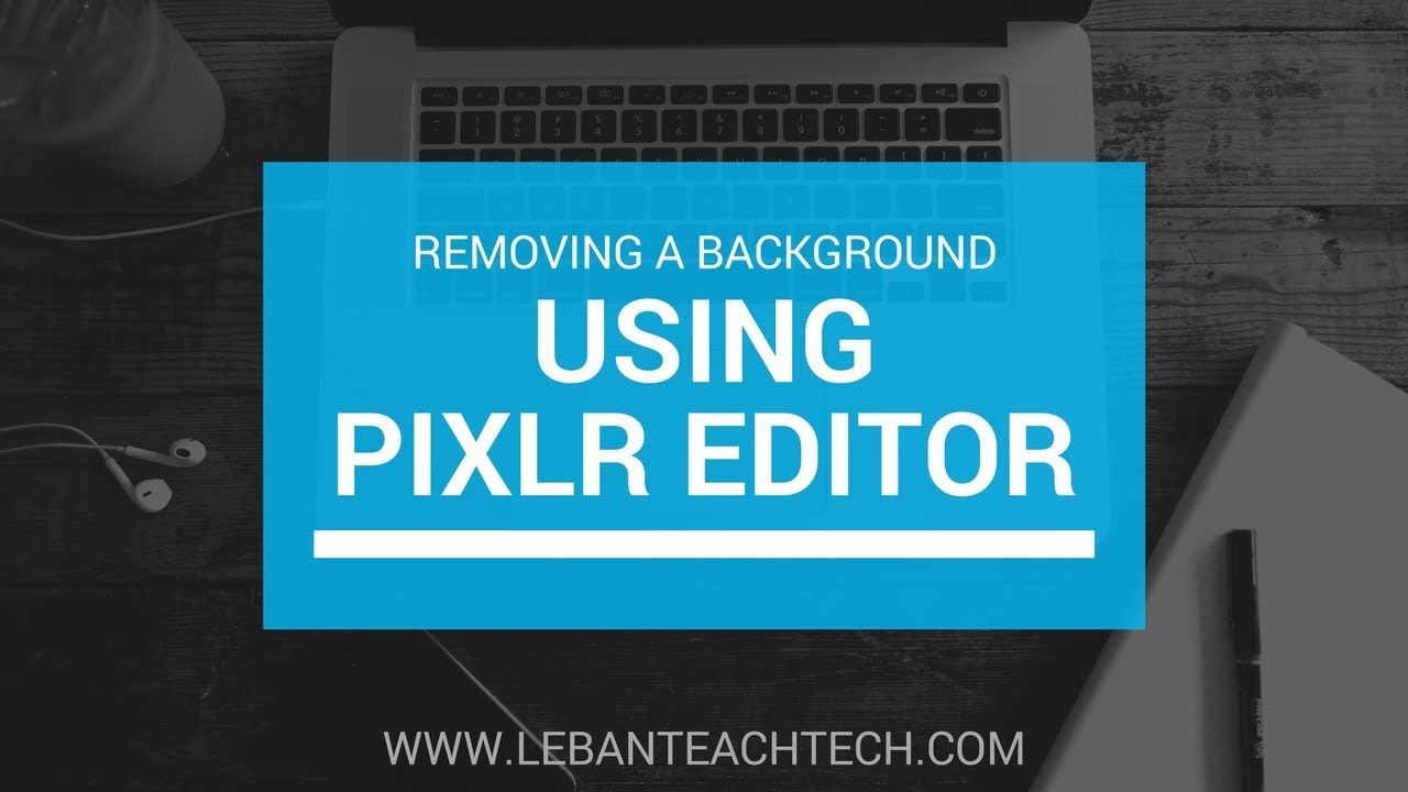 Простое удаление фона с помощью редактора Pixlr