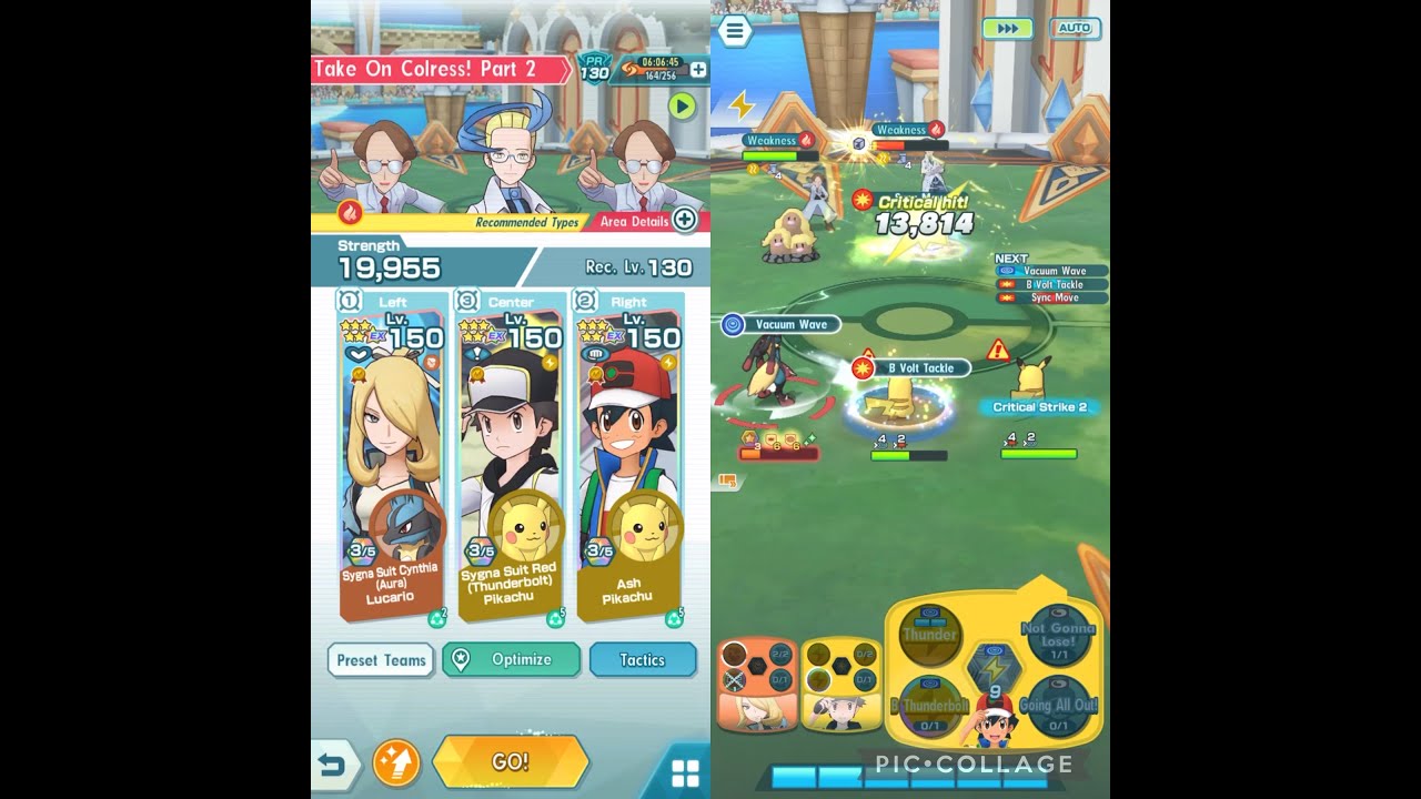 【Pokemon Masters EX】Pre-Sync Clear＋Off-Region＋Off-Type｜3rd Anni Masters vs Colress Extreme Battle