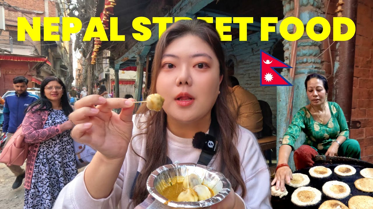 Лучшая уличная еда Непала 🇳🇵 Уникальный гастрономический тур по Невари, который вы никогда не видели