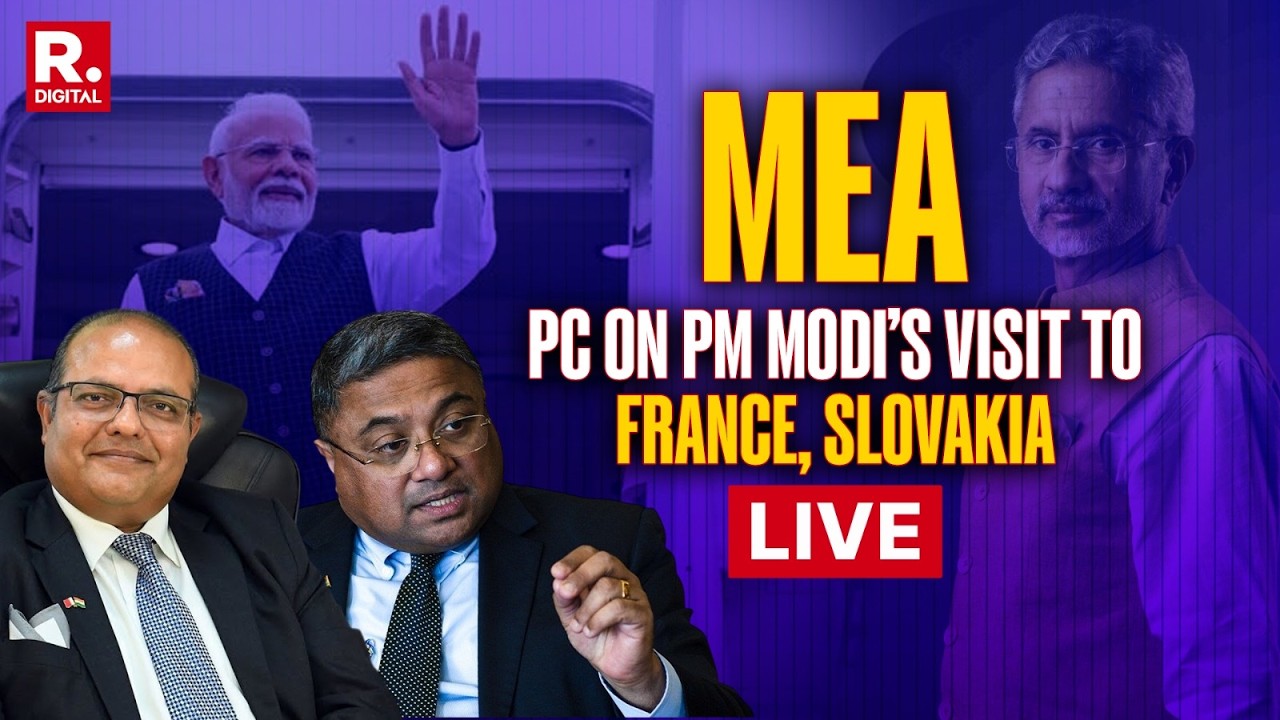 MEA Briefing on PM Modi's France & Slovakia Visit | PoK, Pakistan, Oman Ship Attack & India-US Ties