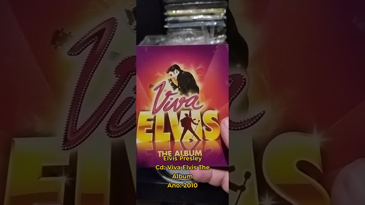 Cd Elvis Presley de 2010 Viva Elvis The Album #elvispresley #cirquedesoleil #colecaocarlosgadelha