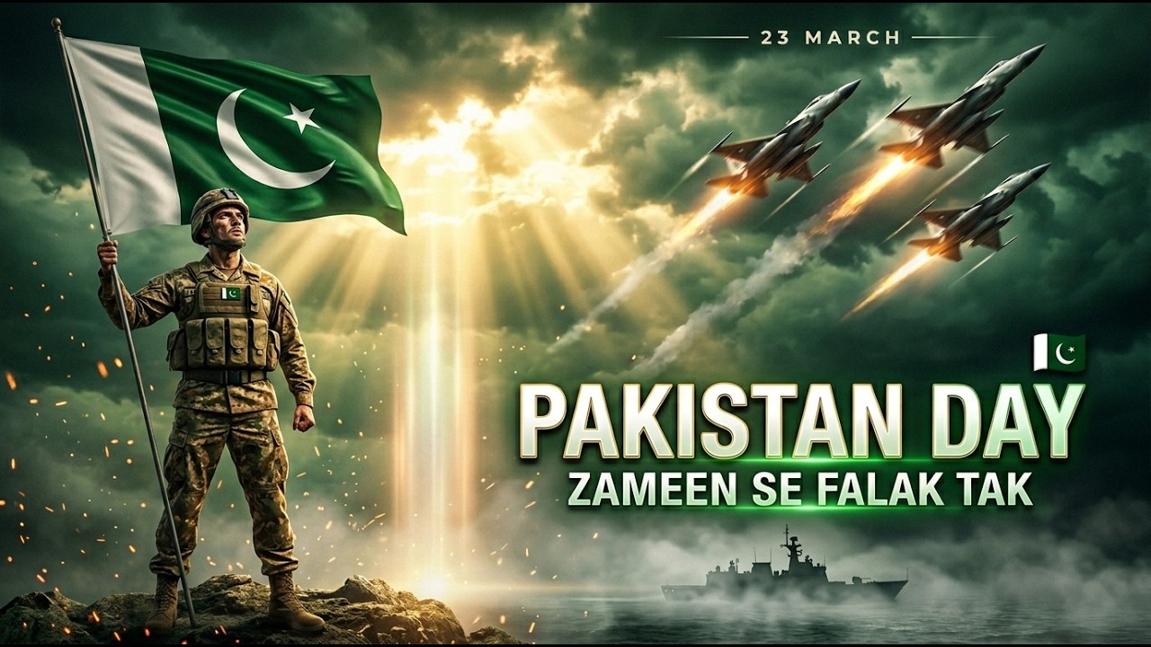 Zameen Se Falak Tak Naam Tera | Pak Army, Air Force & Navy Tribute | Pakistan National Rock Song