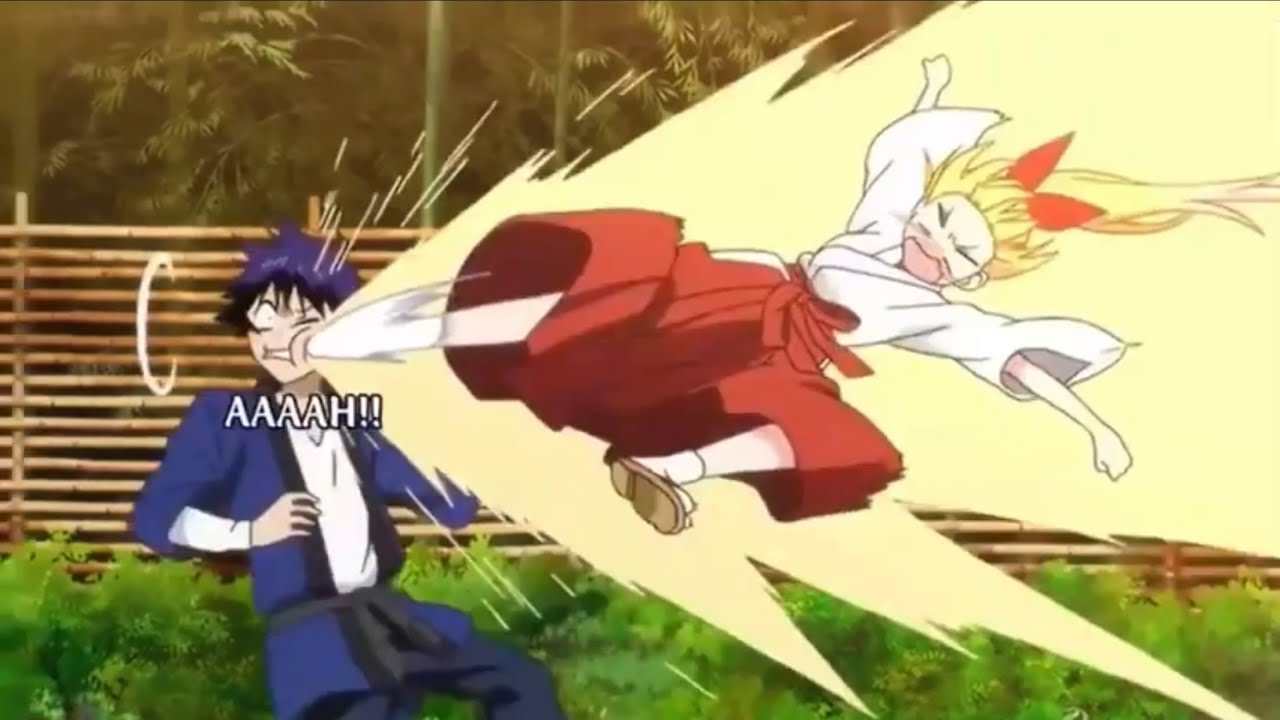Everytime Chitoge Abuses Raku | Nisekoi