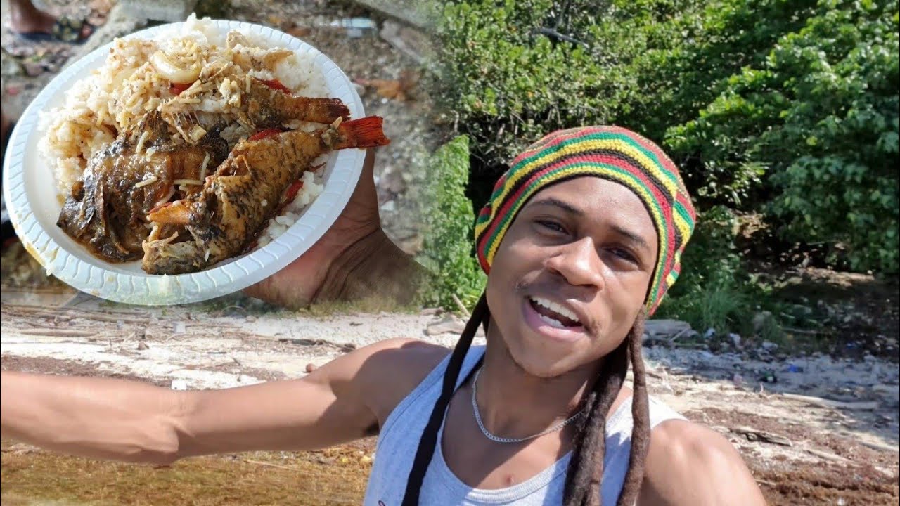 Outdoor Cooking Lobster & Epic SEAFOOD MIX on beach Jamaica