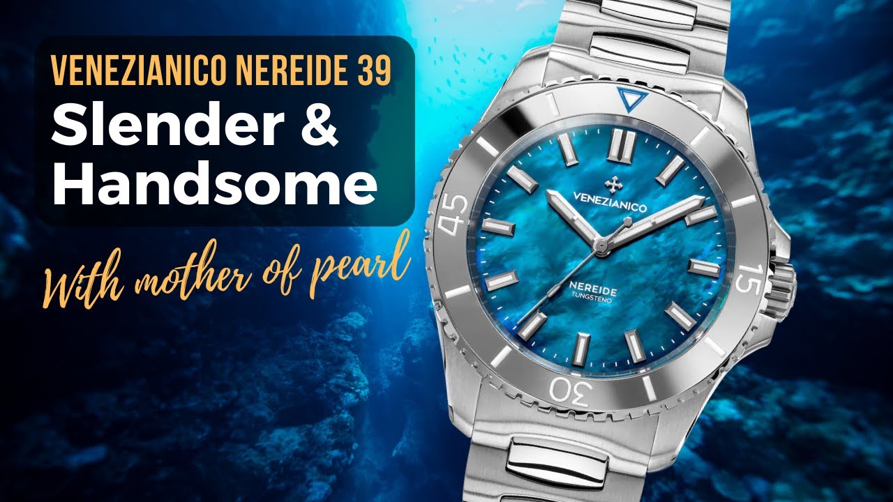 Venezianico Nereide Tungsteno 39 Dive Watch With Mother Of Pearl Dial. Watch Review