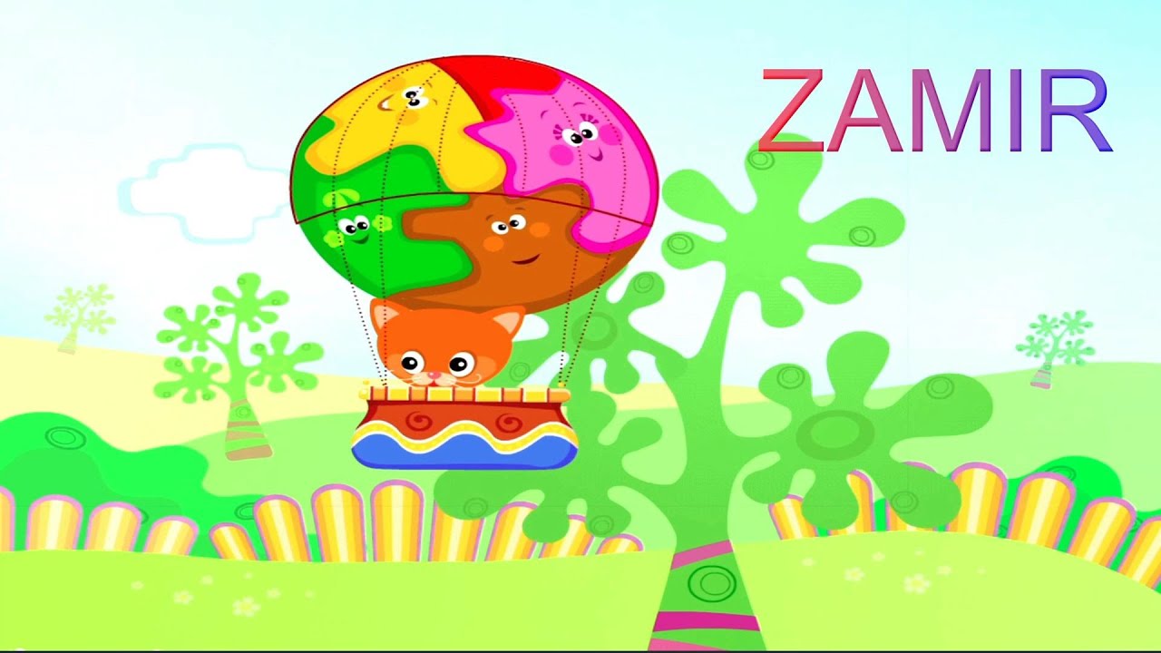 COMFY BABYTV MITCH MATCH CAT FEATHER HOT AIR BALLOON ENGLISH VERSION