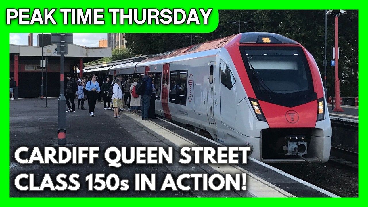 Peak Time Thursday #1: Final Class 150s at Cardiff Queen Street
