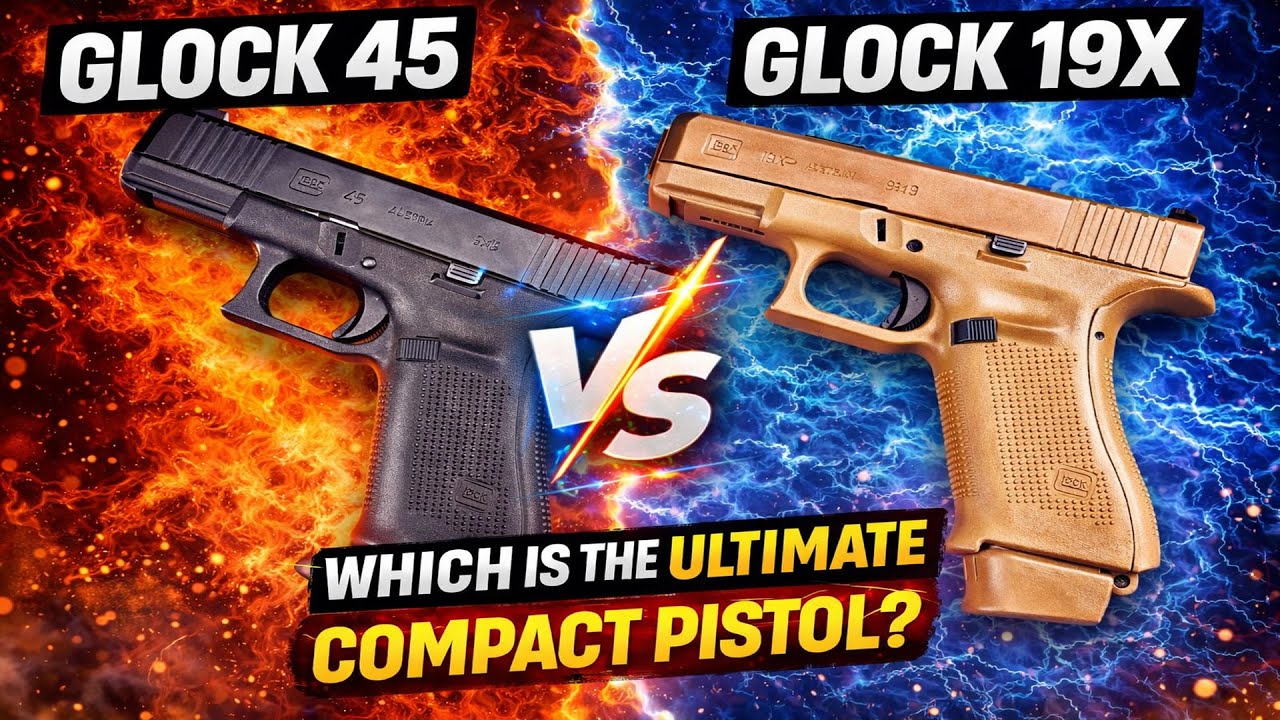 Glock 19x vs Glock 45: Which is the Ultimate Compact Pistol?