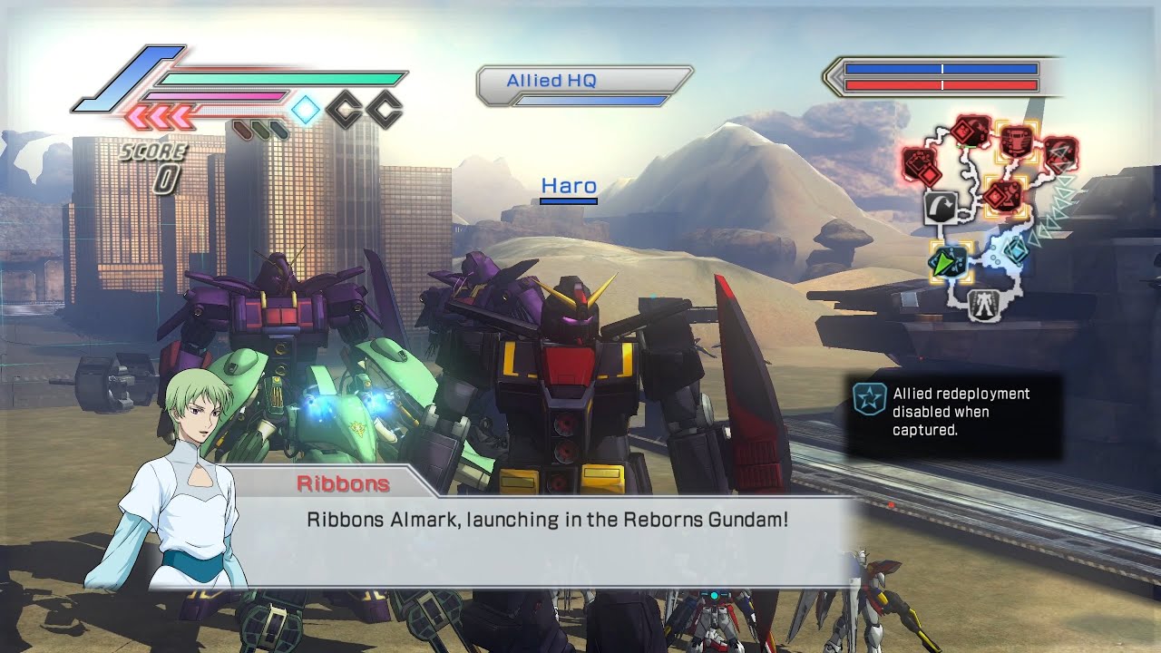 DYNASTY WARRIORS GUNDAM 3 MOD - CHANGE ALL PILOT/SOLDIER TO MOBILE SUIT/BOSS FOR PLAYER & ENEMY TEAM