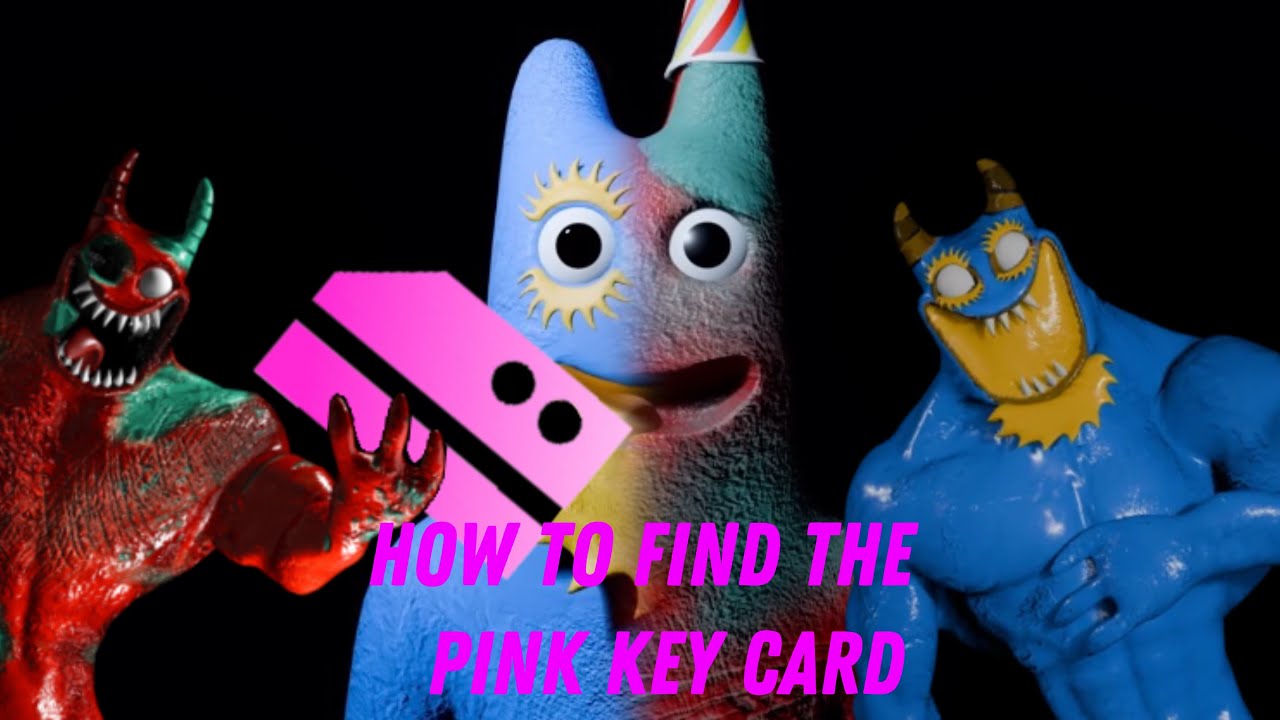 HOW TO FIND THE PINK KEY CARD IM GARTEN OF BAN BAN RPX 