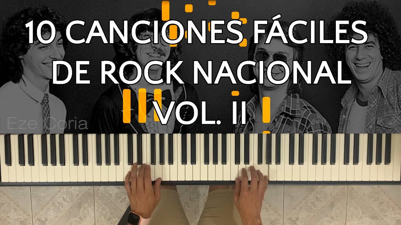 10 canciones de Rock nacional Vol. 2 | Tutoriales FÁCILES para piano