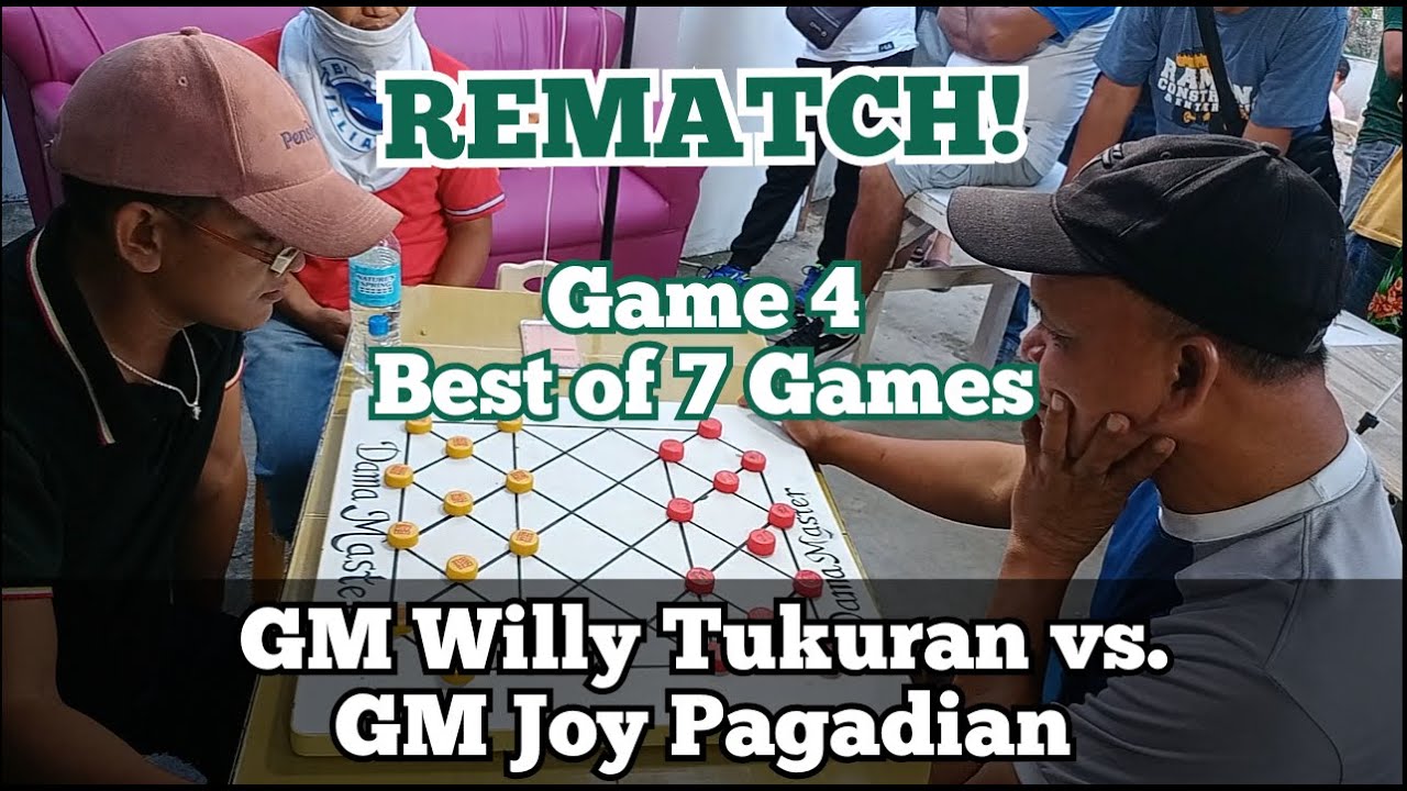 Game 4| Grandmaster Willy Tukuran vs Grandmaster Joy Pagadian| THE BATTLE OF GRANDMASTERS| REMATCH
