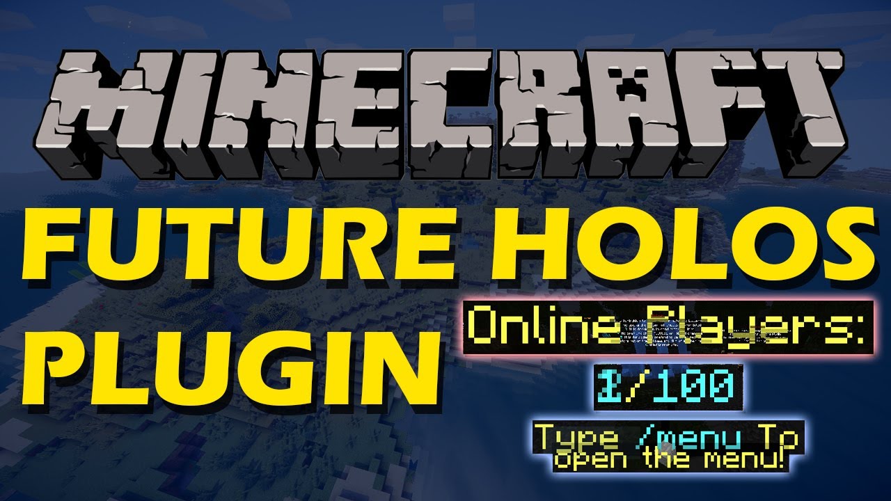 Interactive Holograms in Minecraft with Future Holograms Plugin