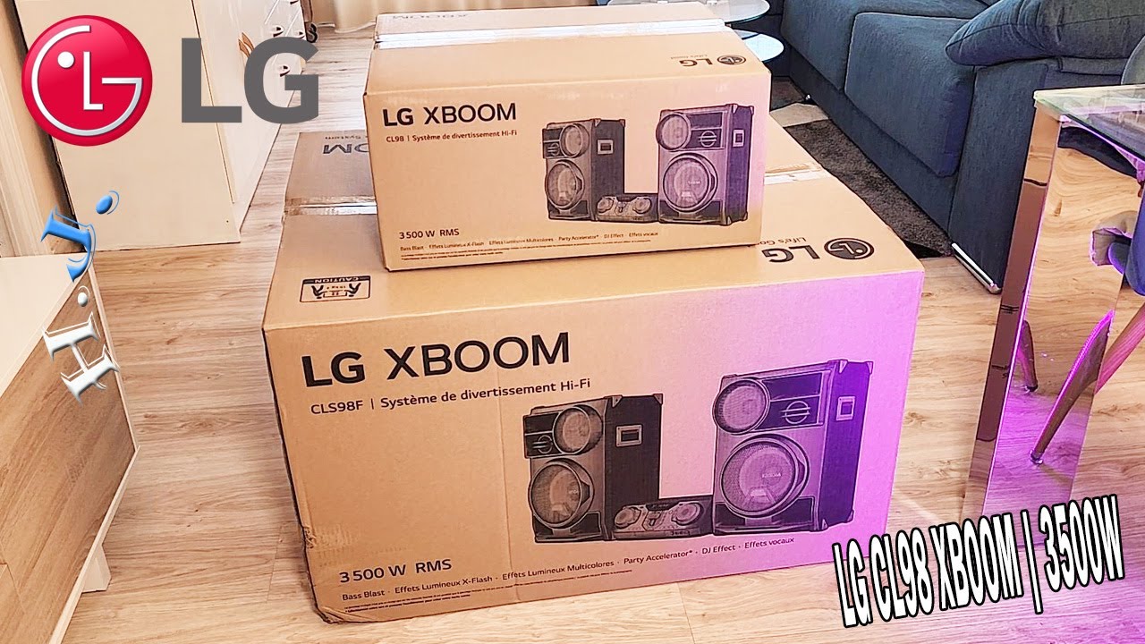 Unboxing the LG CL98 XBOOM | 3500W Hi-Fi Sound System: Power Meets Precision