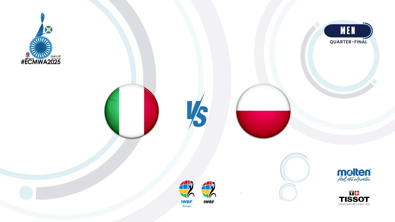 European Championship 2025 | Men´s Quarterfinal 4 | Italy vs Poland