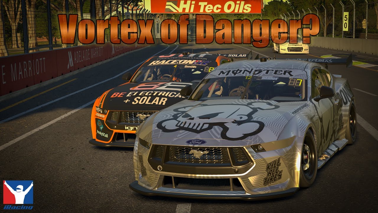 More Supercars @ Adelaide | iRacing | Supercars | Adelaide Street Circuit | Ford Mustang