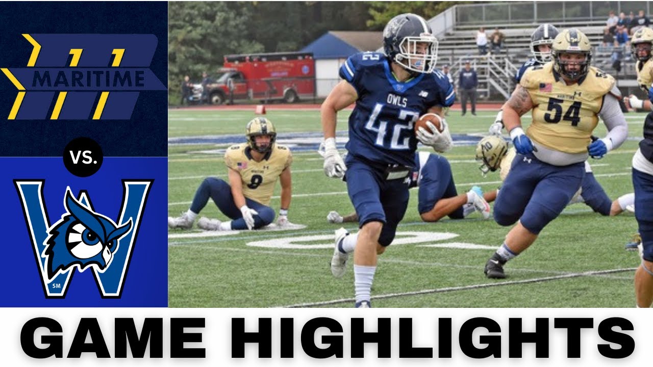Westfield State Football vs Mass Maritime Academy - HIGHLIGHTS - 9/30/23