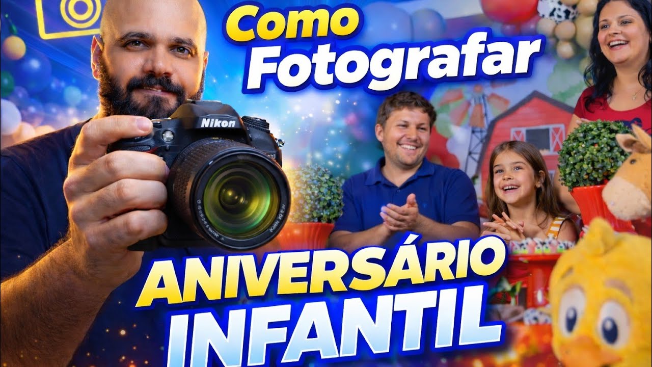Como Fotografar Aniversário - Na Prática 