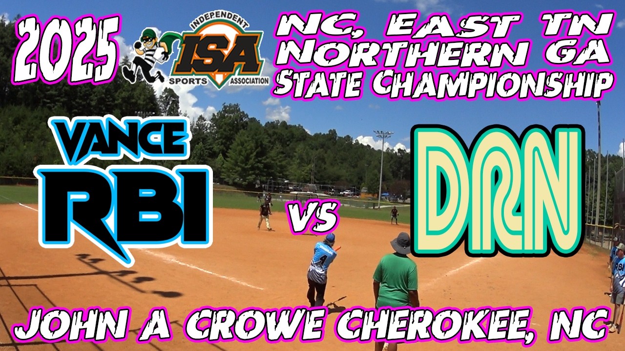 2025 ISA NC East TN Northern GA State Softball Tournament - RBI/VANCE Vs DRN #usa #2025 #softball