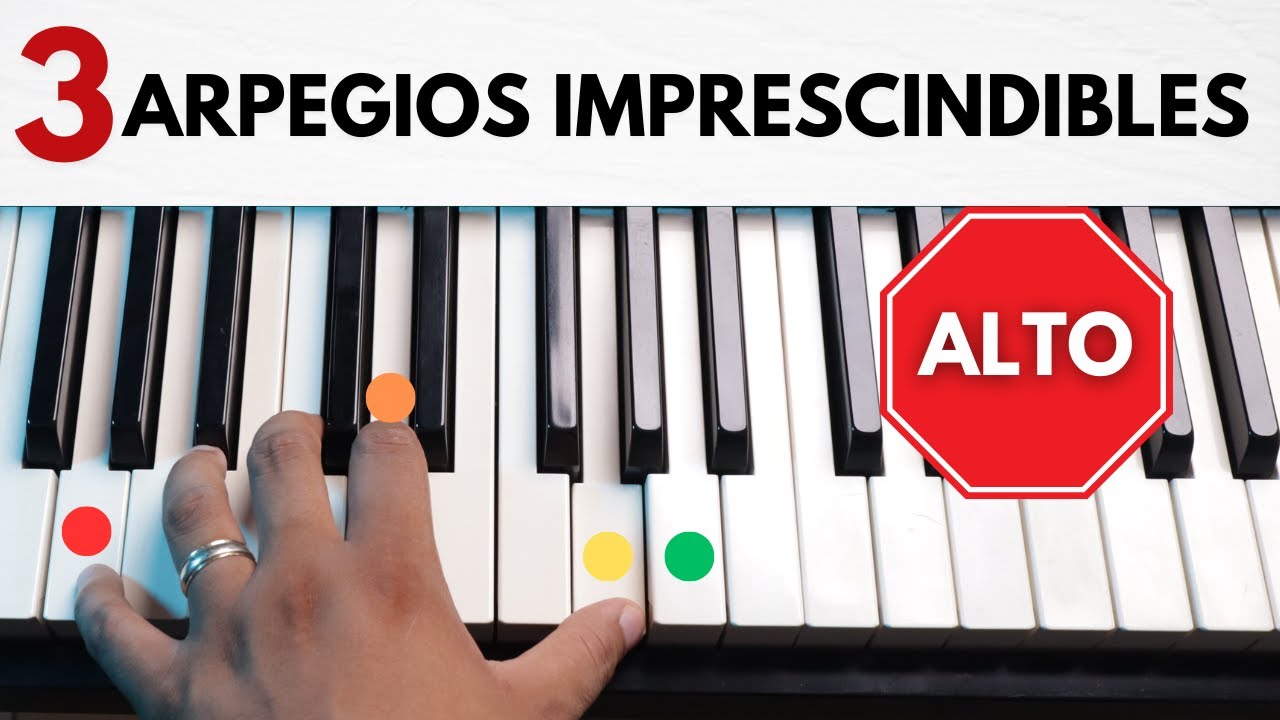 3 Arpegios para tocar CUALQUIER canción en Piano