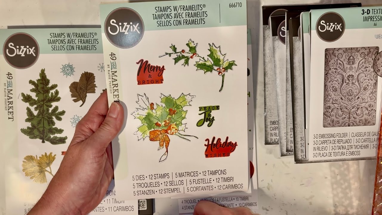 Покупки на распродаже Sizzix Factory Sale 🩷🎅🏼🎄Декабрь 2025