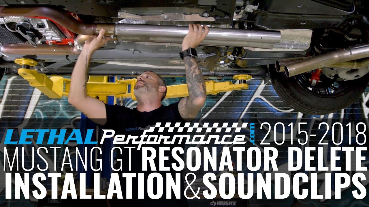 Lethal Performance 2015-2018 Mustang GT Resonator Delete: Install & Sound Clips