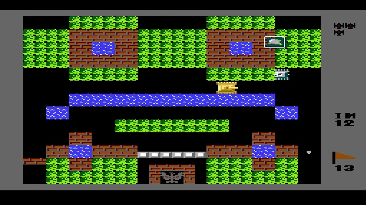 Googie City (Battle City Hack) (NES, 1985) Уровень 13