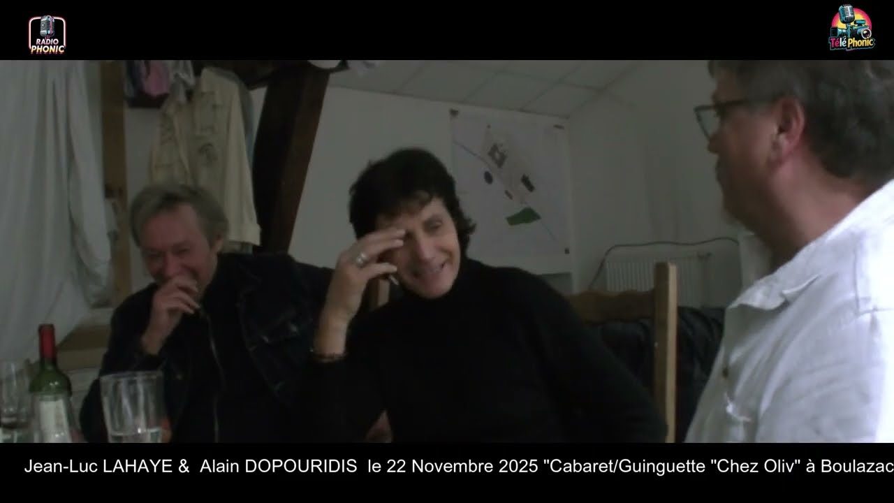 Interview Jean-Luc Lahaye & Alain Dopouridis – Chez Oliv