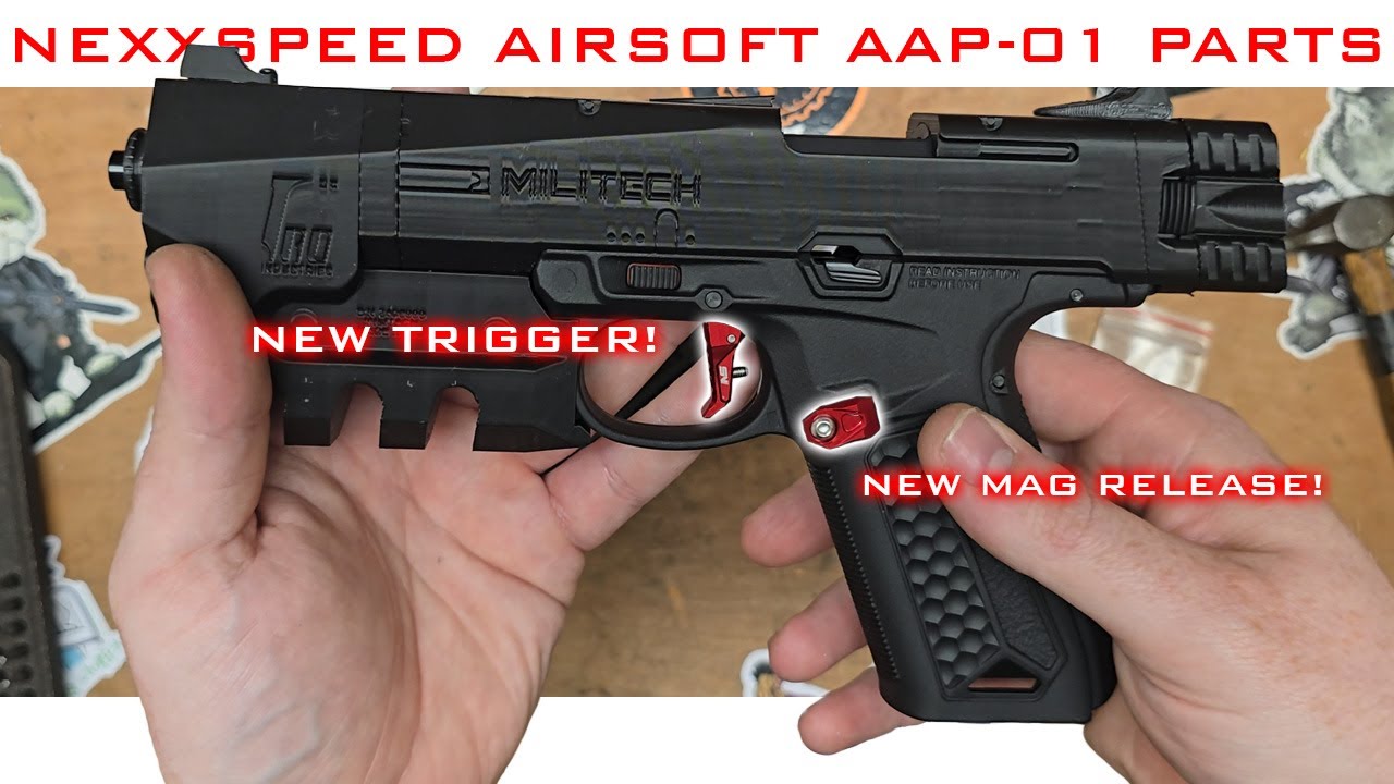 Nexxspeed Trigger & Mag Release For Action Army AAP-01