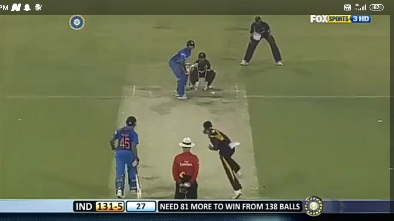 INDIA VS WEST INDIES 1ST ODI 2011!! Highlight !! Nail-Beting Thriller🔥🔥