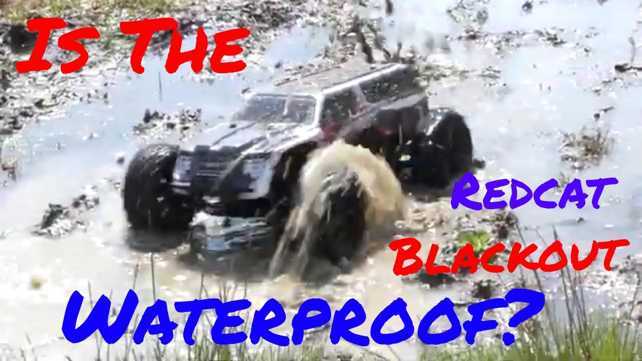 Является ли Redcat Racing Blackout XTE водонепроницаемым?