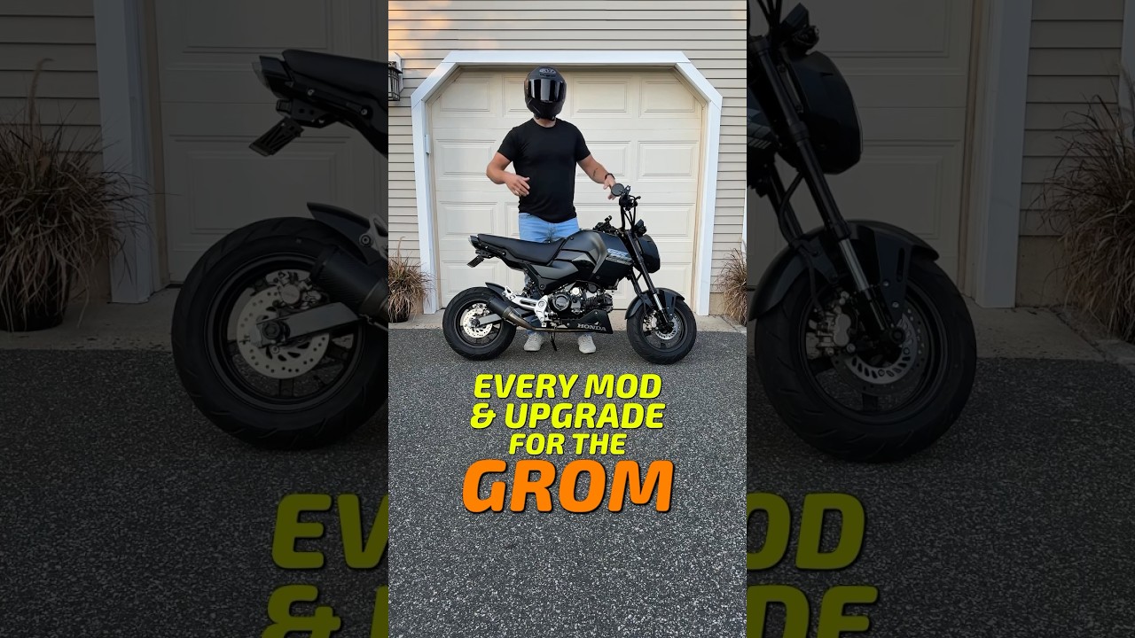 Лучшие модификации и обновления HONDA GROM для моего мотоцикла (обязательно) 🏍️💨