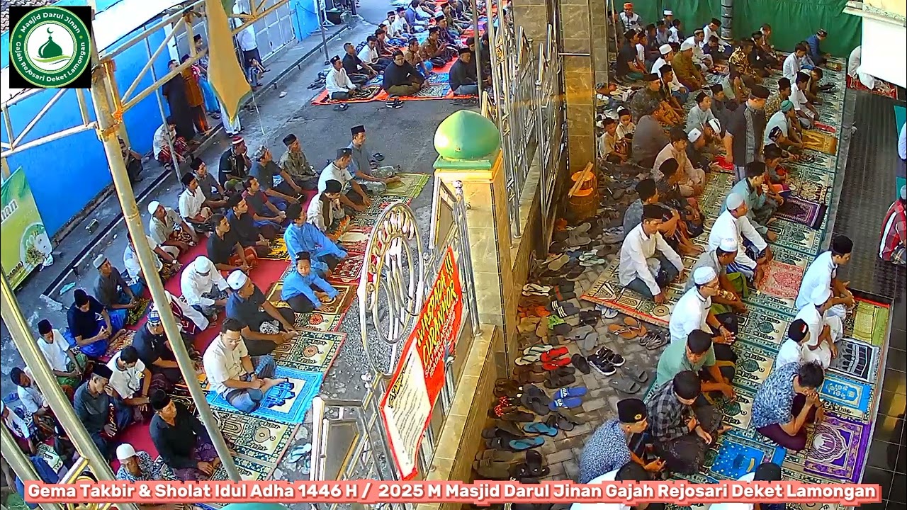 Gema Takbir & Sholat Idul Adha 1446 H / 2025 M. #idulmubarok #idulkurban #iduladha2025m
