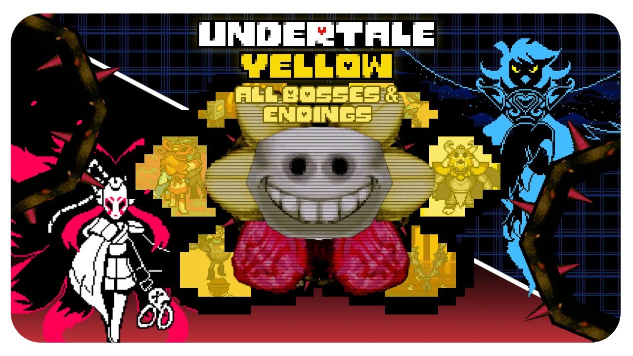 Undertale Yellow - All Bosses + All Endings