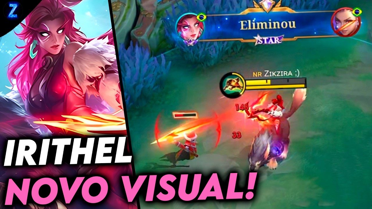 TESTEI A NOVA APAR&Ecirc;NCIA DA IRITHEL!! - IRITHEL GAMEPLAY | Mobile Legends