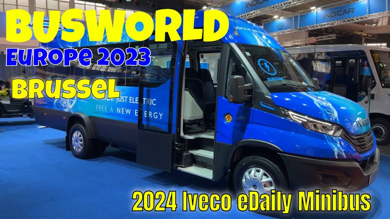 2024 Iveco eDaily Minibus - interior and Exterior - Busworld Europe 2023 Brussel