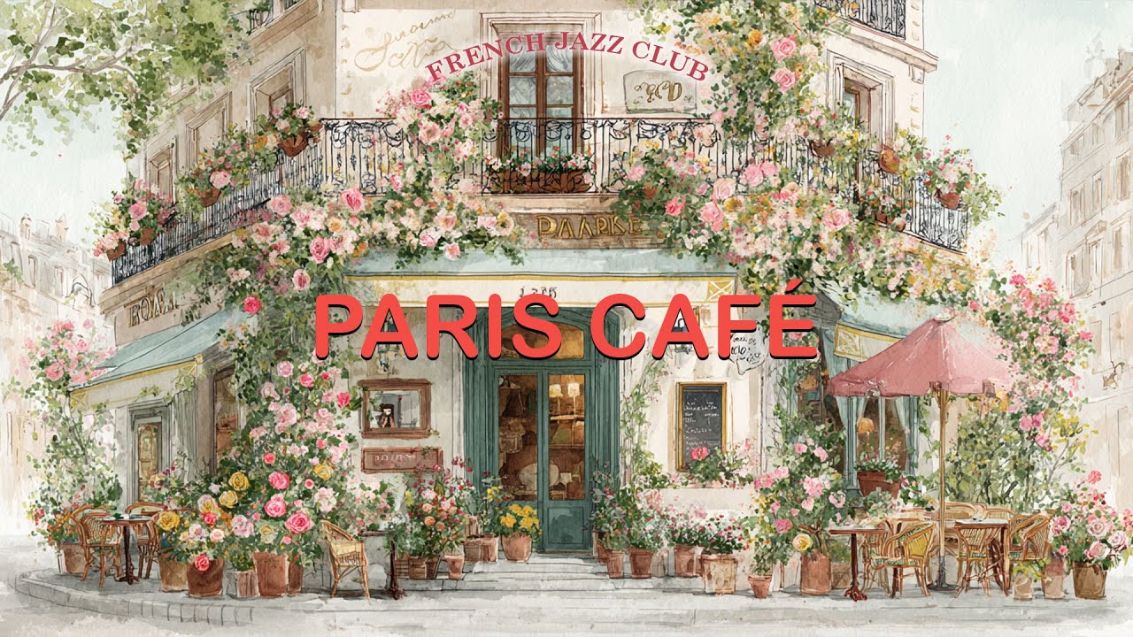 Paris Coffee Shop ☕🗼 French Instrumental Music | Cozy Café Playlist 🎶