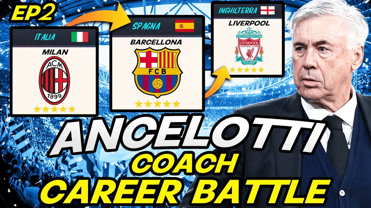 🏆 COACH CAREER BATTLE CON CARLO ANCELOTTI! EP.2