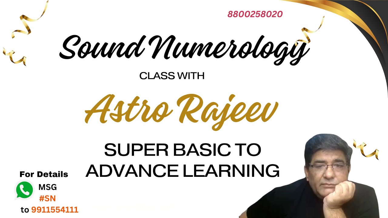 Sound Numerology - Name correction Method