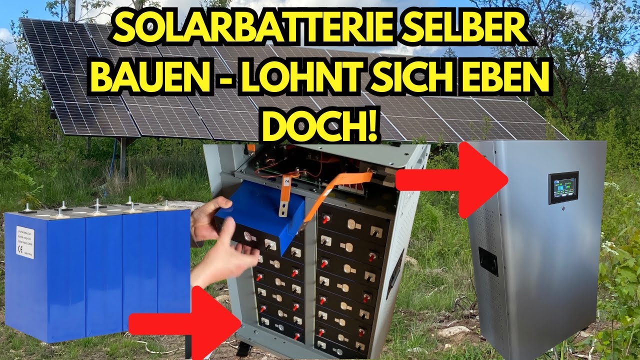 Solarbatterie selber bauen lohnt sich eben doch - BetterESS Hithium 280Ah und Yixiang DIY Case