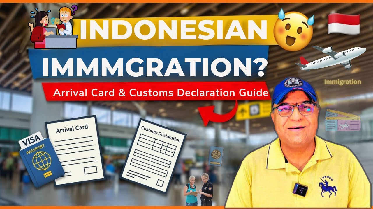🇮🇩Indonesian Immigration Q&A? How to Fill Arrival Card & Customs Declaration? | انڈونیشیا گائیڈ؟
