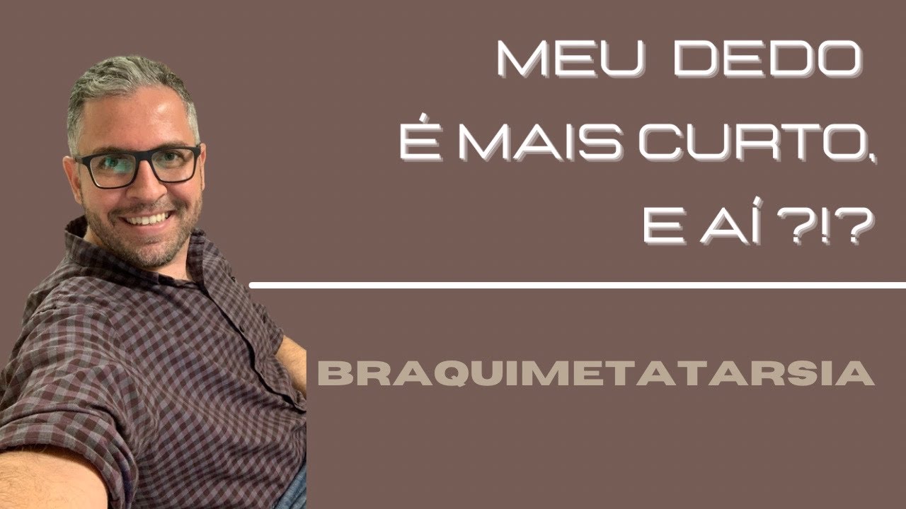 Seu dedo do pé é mais curto? Braquimetatarsia