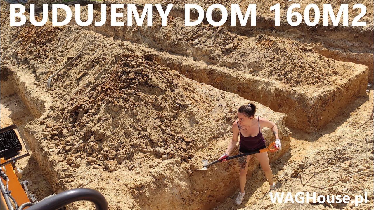 Budujemy DOM 160m2 | NOWOCZESNA STODOŁA | Ławy fundamentowe