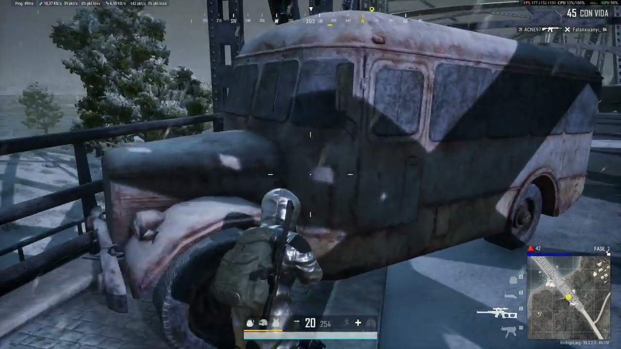 Ciego, confundido y en el lobby asi termina el ultimo en pie!