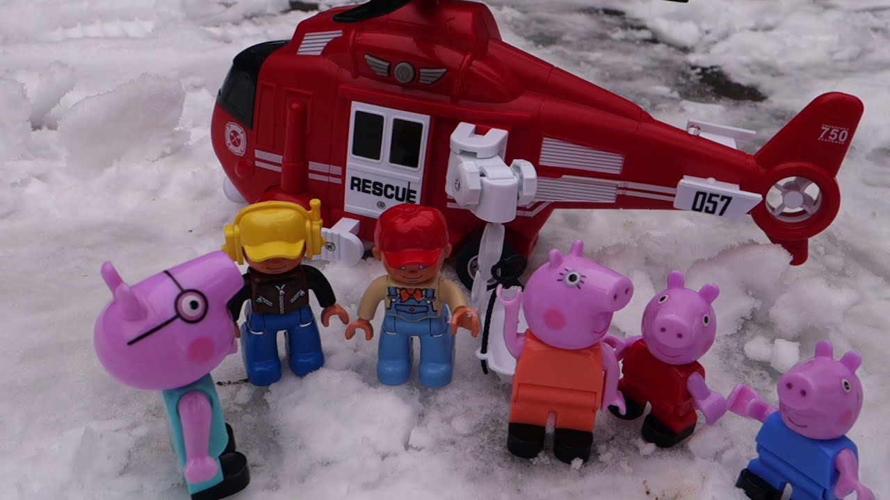 Prasátko Peppa, záchrana před medvědem, Peppa Pig