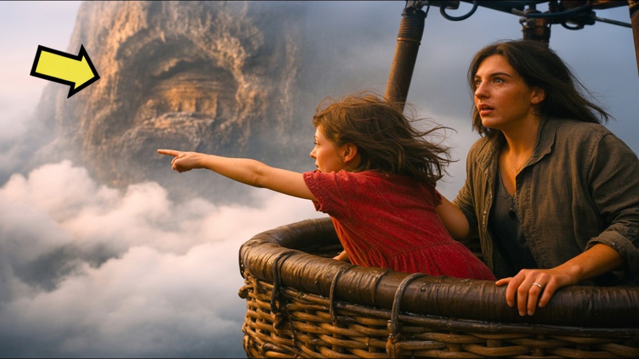 MENDIANTE EN BALLON TROUVE MAISON AU DESSUS DES NUAGES… MAIS CE QU'IL Y AVAIT…