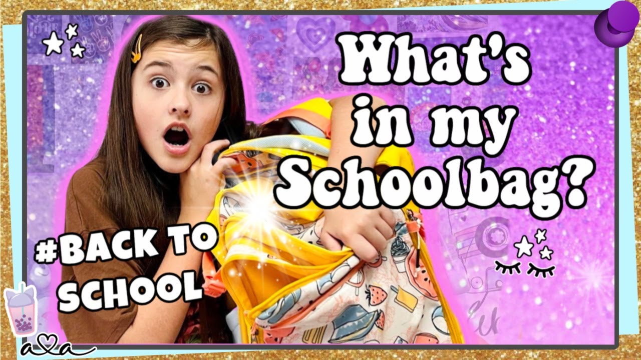 Was ist in Avas Schulrucksack für die weiterführende Schule 🎒 #back to school mit Ava 💜 Alles Ava